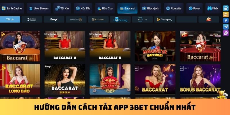 Hướng dẫn cách tải app 3Bet chuẩn nhất