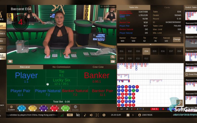So sánh Cách chơi Baccarat  giữa hình thức online và truyền thống